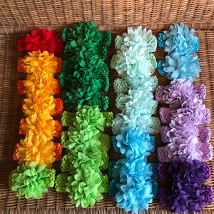 4/$20 NEW *Choose 4* Floral Headbands